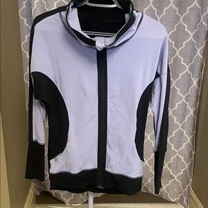 Lululemon Women Black and purple Zip-Up Jacket ptp:22”